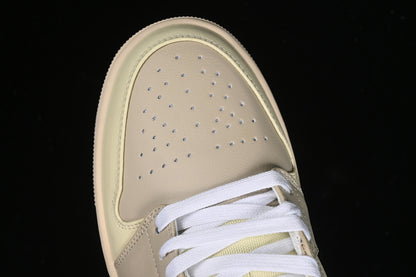 Nike Air Jordan 1 Low Sanddrift Black Muslin Coconut Milk Sneakers