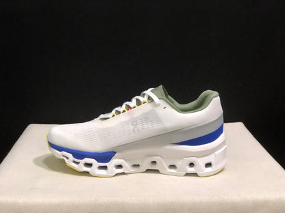 On Running Cloudmonster 2 Shock-Absorbing And Breathable Running Shoes White/Royal