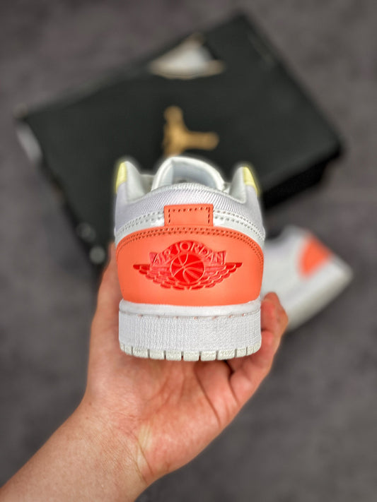 Nike Air Jordan 1 Low "To My First Coach" White Multicolour Sneakers