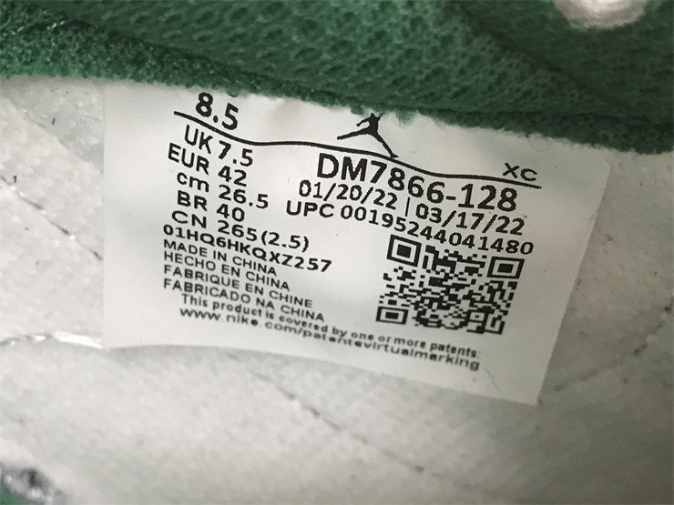 Nike Air Jordan 1 Retro Low Travis Scott White/Black/Green Sneakers
