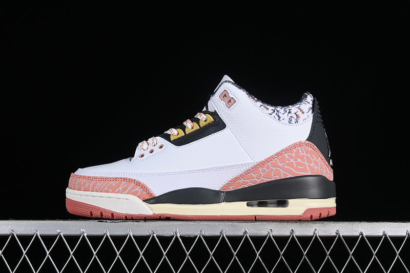 Nike Air Jordan 3 Retro GS White Anthracite Red Stardust Sneakers