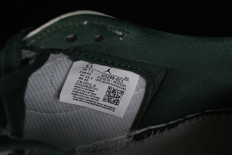 Nike Air Jordan 1 Low OG SP Travis Scott Fragment Design Green Sole White Black Sneakers