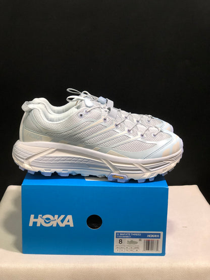 Hoka One One Mafate Three 2 Anti-slip Running Shoes Sneakers White