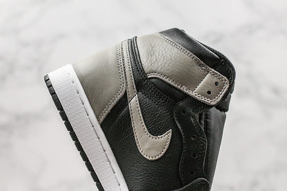 Nike Air Jordan 1 Retro High-Top Shadow 2018 Black/Grey Sneakers