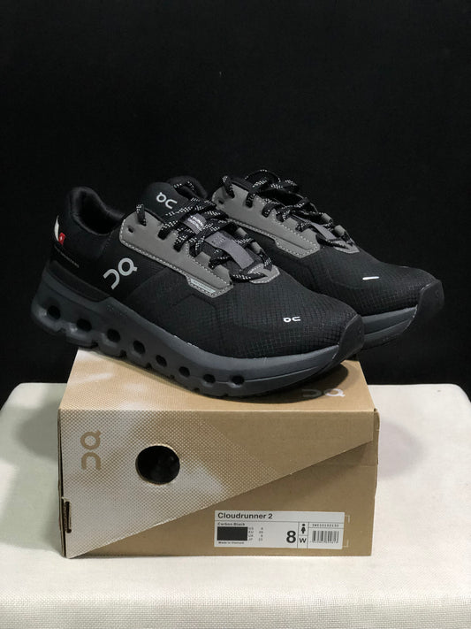 On Running Cloudrunner 2 Waterproof Casual Running Shoes Carbon Black
