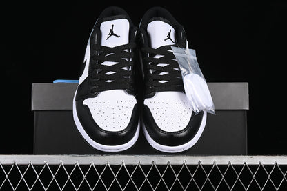 Nike Air Jordan 1 Low White Black Blue Sneakers