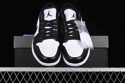 Nike Air Jordan 1 Low White Black Blue Sneakers