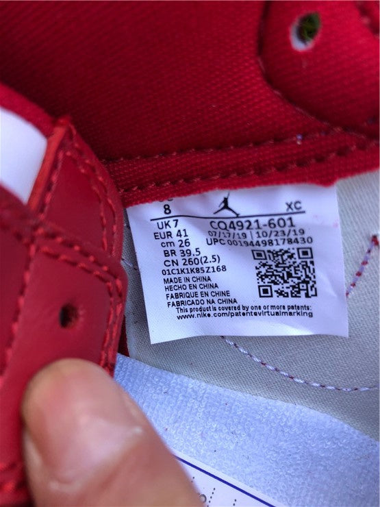 Nike Air Jordan 1 Retro High New Beginnings White Red Sneakers