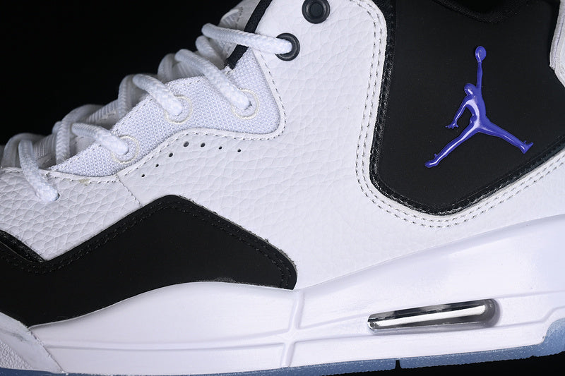 Nike Air Jordan Courtside 23 Black White Clear Rubber Sole Sneakers