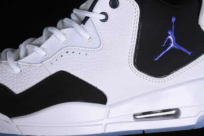 Nike Air Jordan Courtside 23 Black White Clear Rubber Sole Sneakers