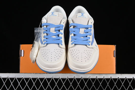 Nike Air Jordan 1 Low OG SP Travis Scott Fragment Design LV Grey Blue Red Sneakers
