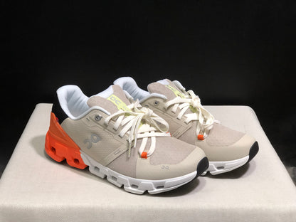 On Running Cloudflow 4 Shock-Absorbing And Wear-Resistant Running Shoes Sand/Flame
