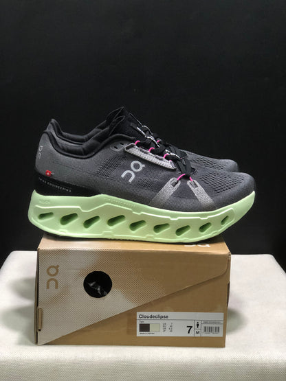 On Running Cloudeclipse Soft And Comfortable Running Shoes Grey/Light Green