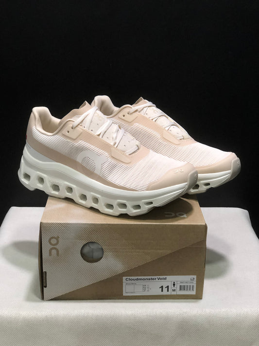 On Running Cloudmonster Void 1 M Casual Running Shoes Flesh Pink/White