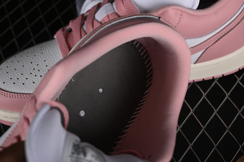 Nike Air Jordan 1 Low White Pink Oxford Sail Sneakers