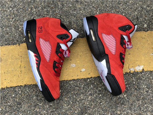 Nike Air Jordan 5 Retro Raging Bulls Red Sneakers