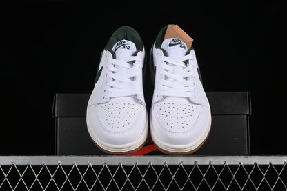 Nike Air Jordan 1 Low Og Brown Sole White Sneakers