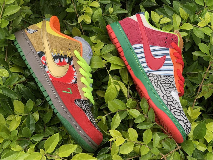 Nike Dunk Low SB What The Dunk Multicolor Sneakers