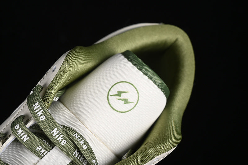 Nike Air Jordan 1 Low Off-White White Grass Green Sneakers