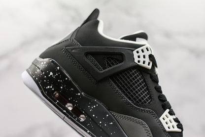 Nike Air Jordan 4 Retro Fear Black White Grey Sneakers