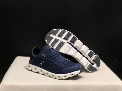 On Running Cloud 5 Coast Convenient And Breathable Running Shoes Dark Blue