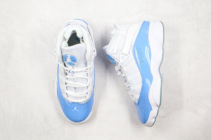 Nike Air Jordan 6 Rings University Blue White Sneakers