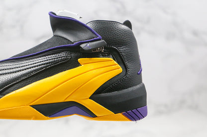 Nike Air Jordan Jumpman Swift Lakers Black Yellow Purple Sneakers