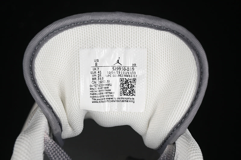 Nike Air Jordan 1 Low THE NORTH FACE Grey White Red Sneakers