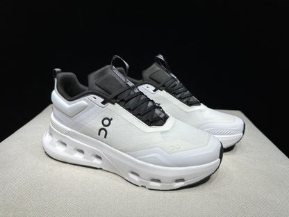 On Running Cloudnova X Comfortable Anti-Slip Running Shoes Black/Ivory White