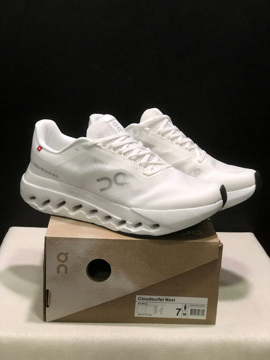 On Running Cloudsurfer Next Casual Running Shoes All White