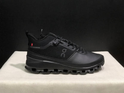 On Running Cloud Hi Edge All Black Outdoor Training Running Shoes