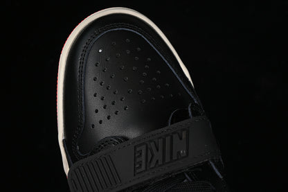 Nike Air Jordan Legacy 312 Low Black Sail University Red Sole Sneakers