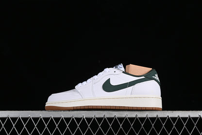 Nike Air Jordan 1 Low Og Brown Sole White Sneakers