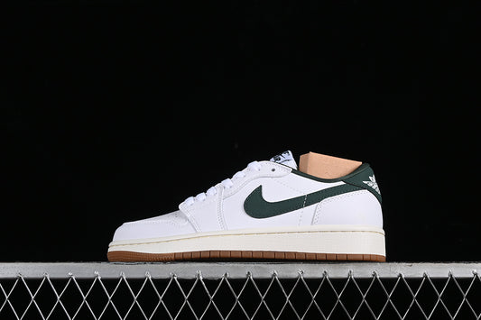 Nike Air Jordan 1 Low Og Brown Sole White Sneakers
