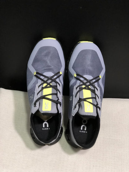 On Running Cloud X 3 AD Comfortable Wear-Resistant Training Shoes Grey/Hay