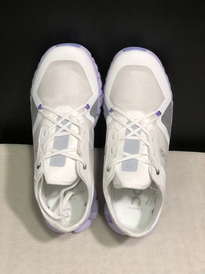 On Running Cloud X 3 AD Comfortable Wear-Resistant Training Shoes White/Light Purple