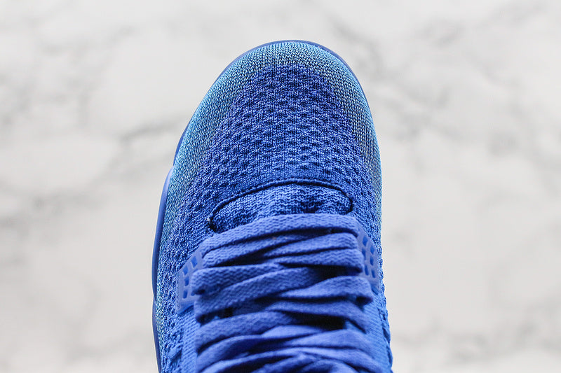 Nike Air Jordan 4 Retro Flyknit Hyper Royal Blue Sneakers