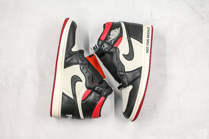 Nike Air Jordan 1 Retro NRG High Black White Red Sneakers