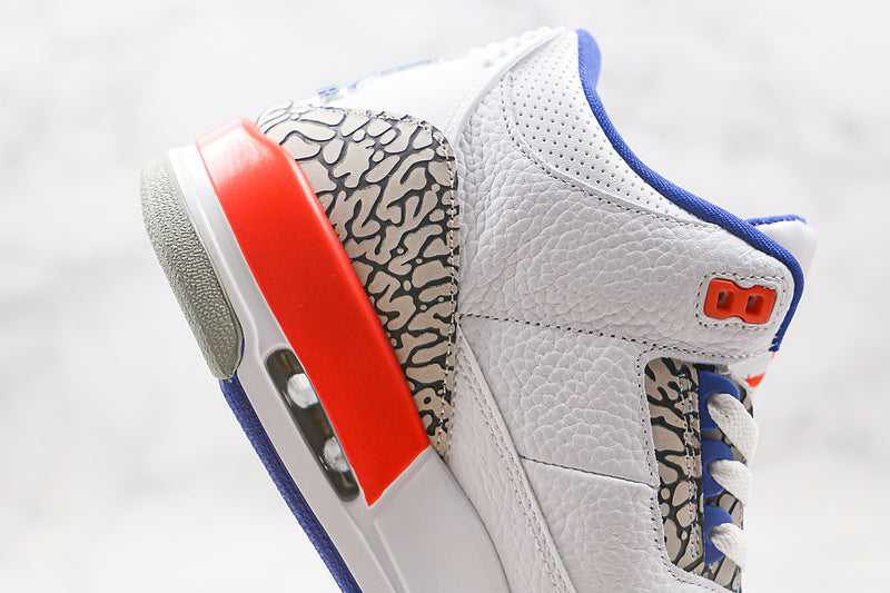 Nike Air Jordan 3 Retro Knicks OG III Orange Blue White Sneakers