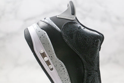 Nike Air Jordan Retro Dub Zero Black Cement Sneakers