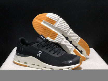 On Running Cloudnova Form 2 Fashionable Casual Running Shoes Black/Ivory