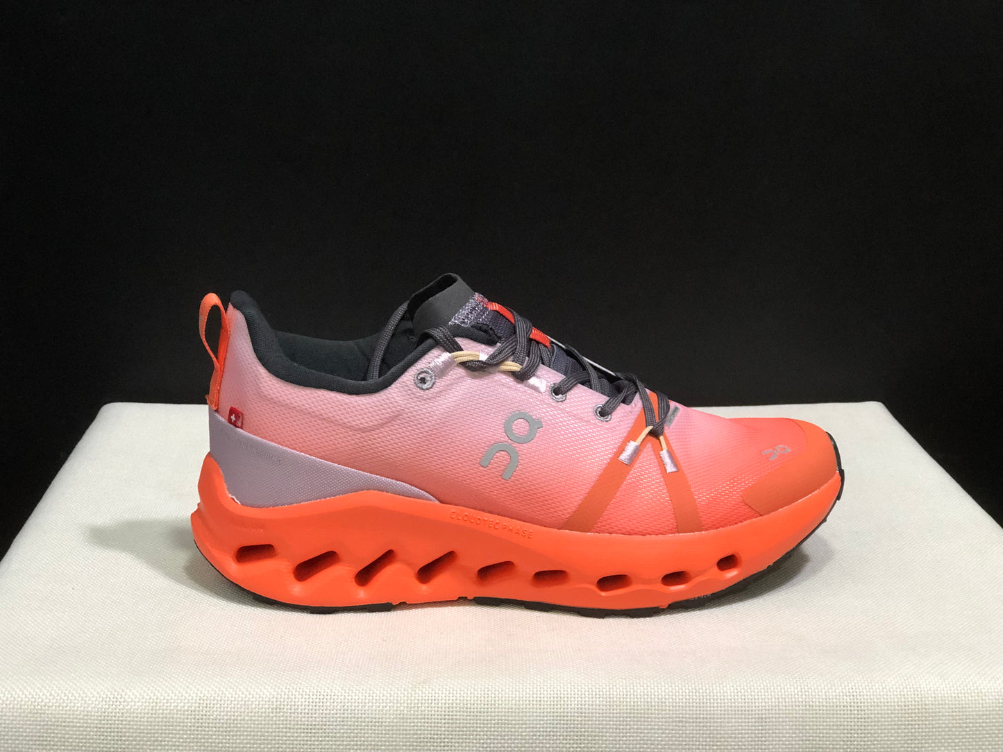 On Running Cloudsurfer Trail Waterproof Comfortable And Breathable Orange Running Shoes