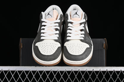 Nike Air Jordan 1 Low Snkrs Day Korea 2023 Brown Sole White Grey Sneakers