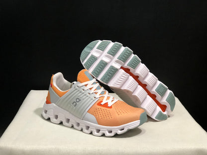 On Running Cloudswift Cushioning Running Shoes Light Grey/Orange