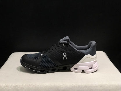 On Running Cloudflyer Black/White Shock-Absorbing Running Shoes