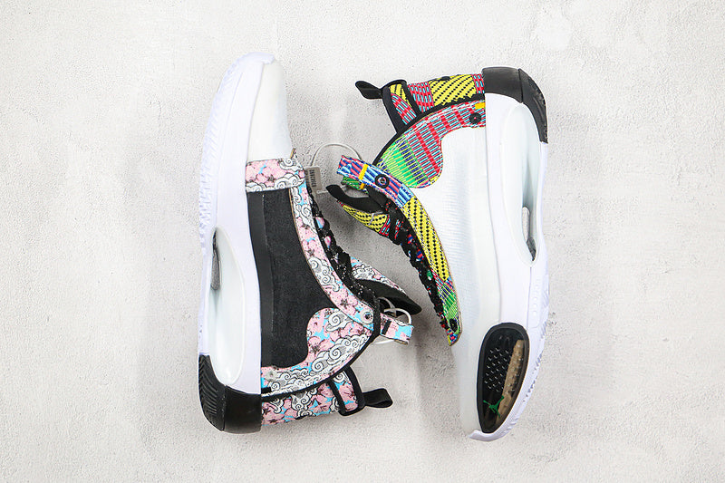 Nike Air Jordan 34 Rui Hachimura Japan Heritage PE Mandarin Duck Sneakers