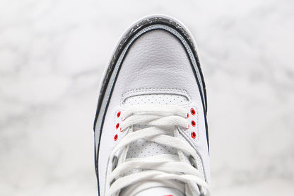 Nike Air Jordan 3 Retro Tinker NRG White Black-Fire Red Sneakers