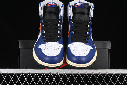 Nike Air Jordan 1 Retro High Black White Royal Sneakers