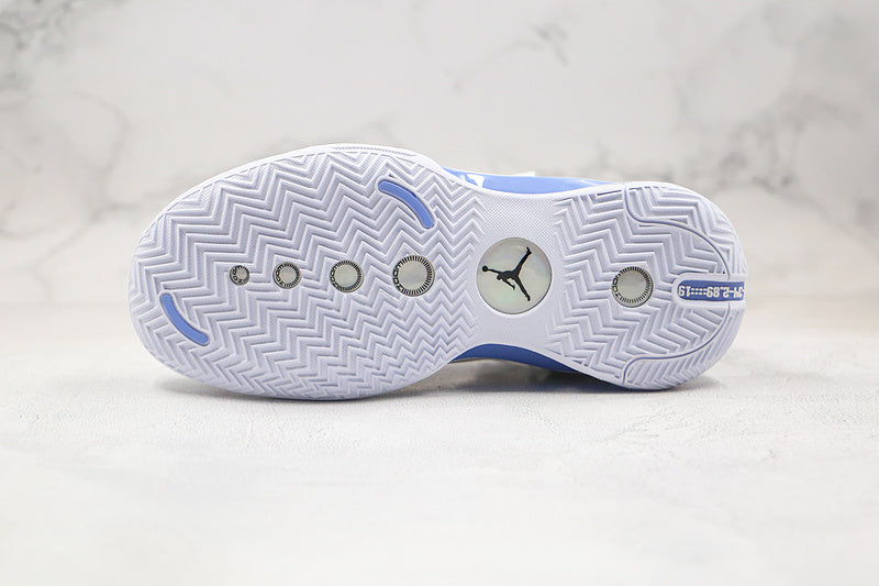Nike Air Jordan 34 White Navy Sneakers