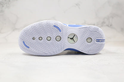 Nike Air Jordan 34 White Navy Sneakers